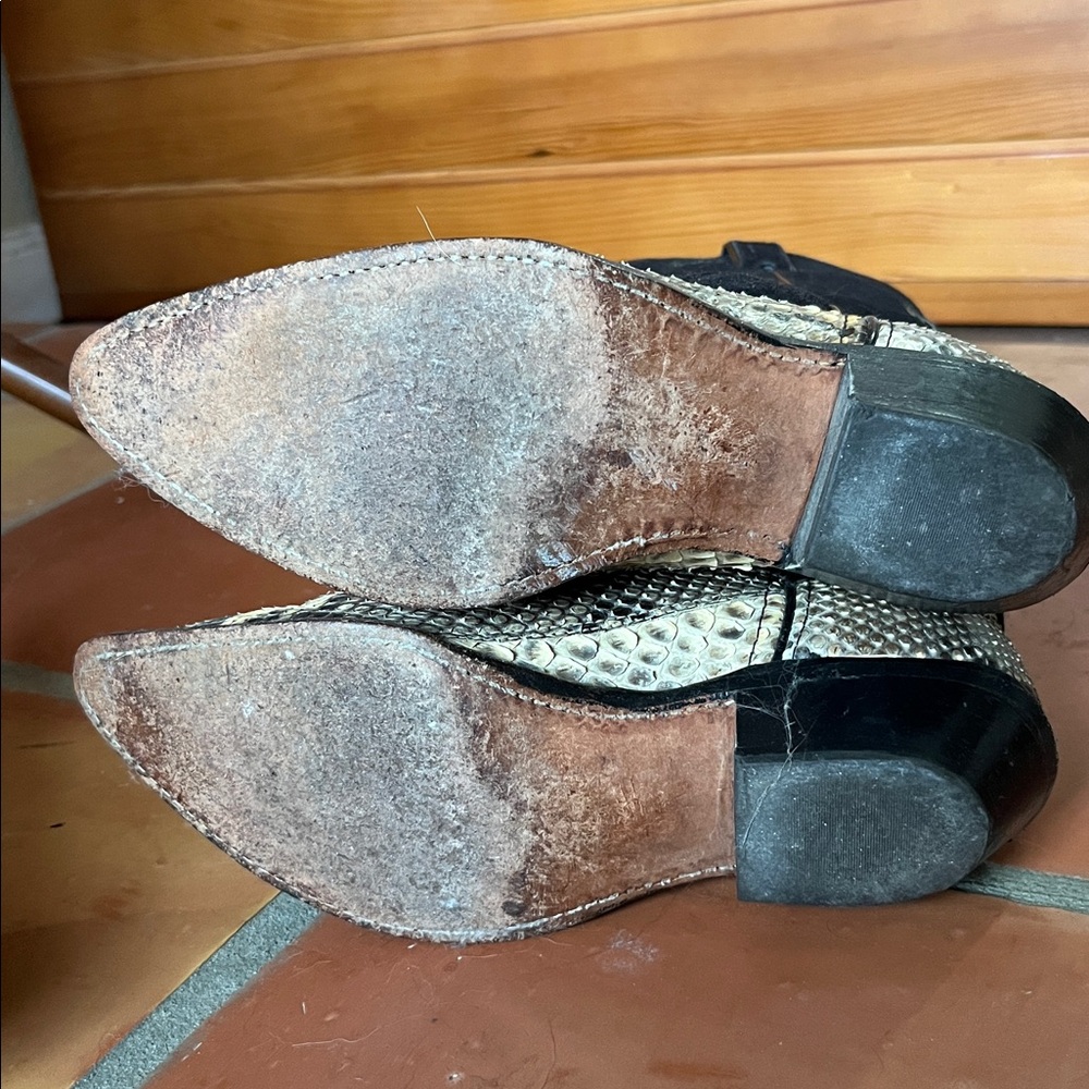 Vintage Code West Python Cowboy Boots - image 4